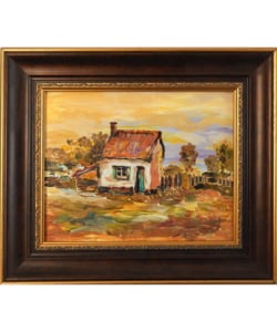 029 Little Cottage with Yellow Sky