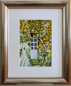 036 Lady Visitor to Cottage